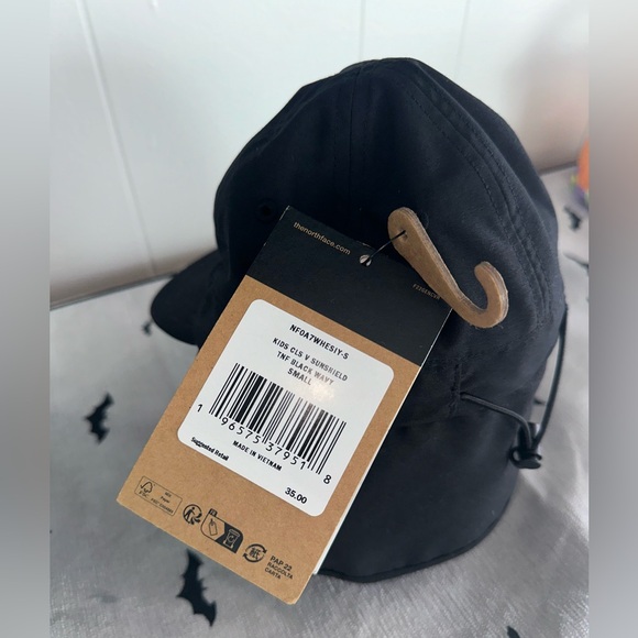 THE NORTH FACE BLACK TODDLER HAT - Picture 2 of 5